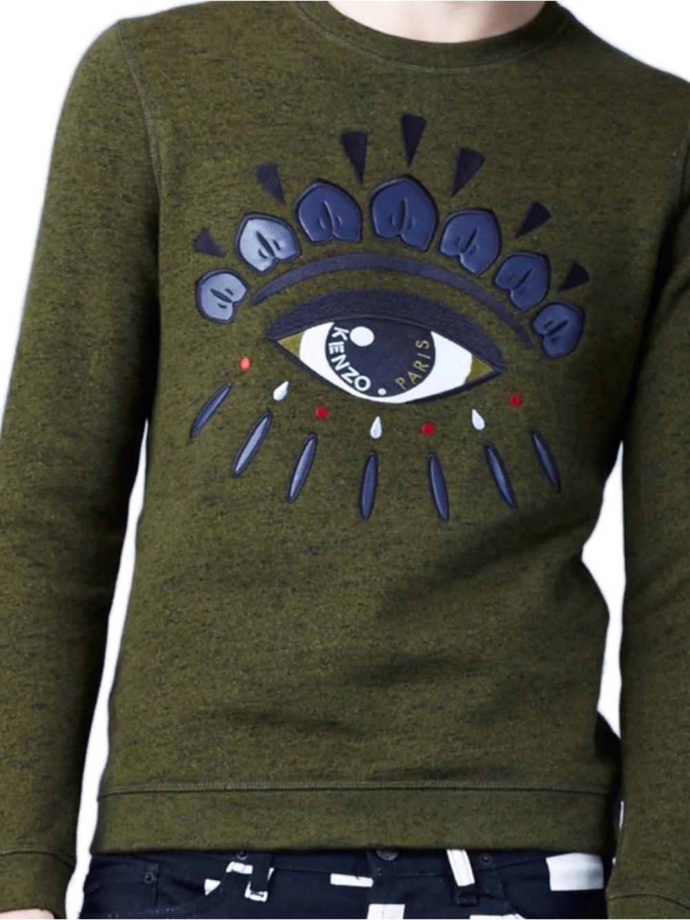 Kenzo Green Eye Sweatshirt M